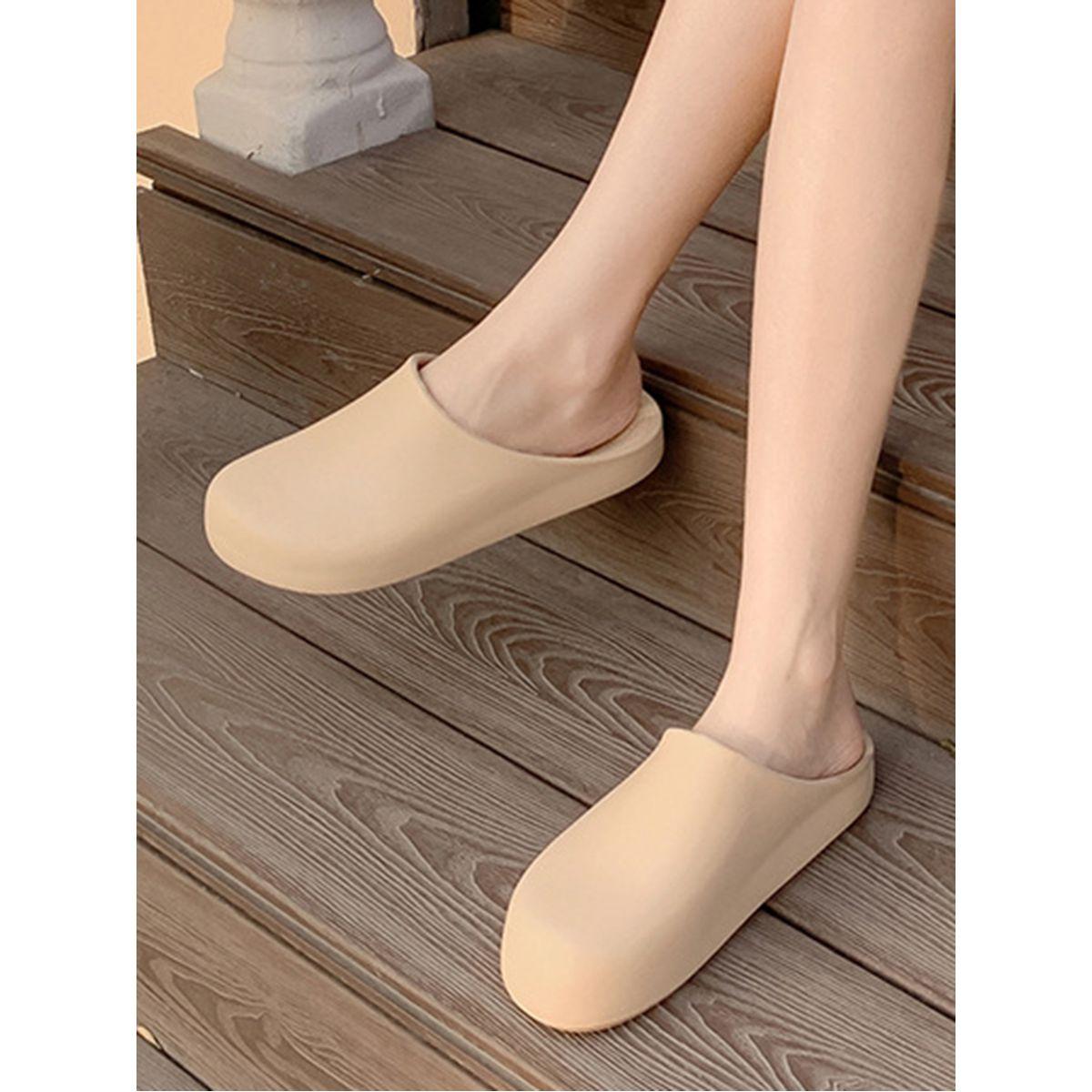 Sneak-a-Peek X Styli Solid Slip On Comfort Clogs-women-shoes-loafersandmoccasins-image-2