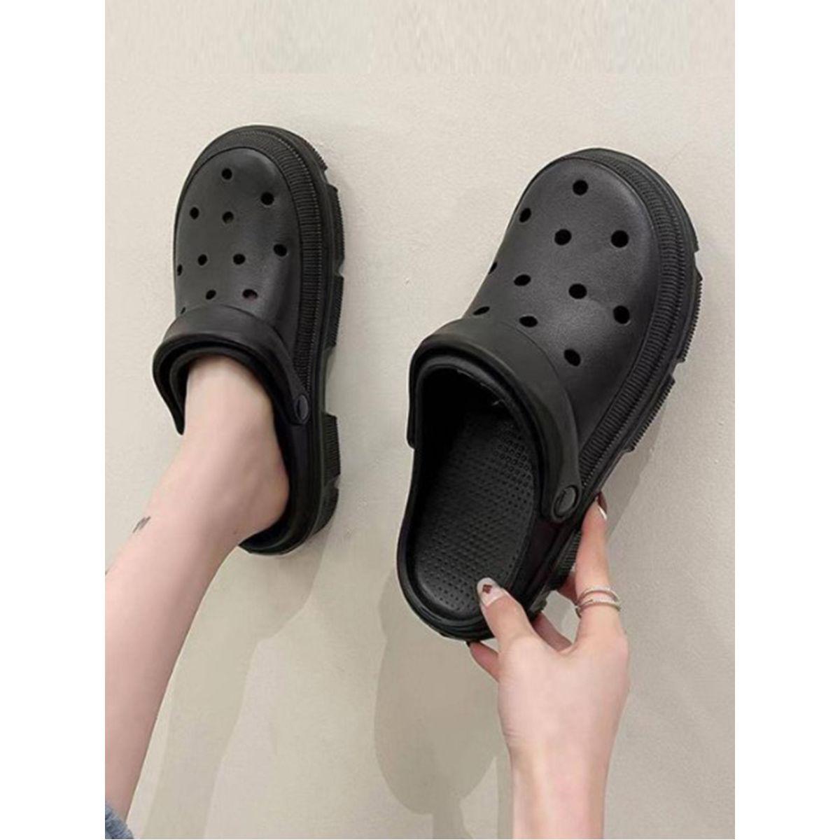 Sneak-a-Peek X Styli Cut-Out Detail Hollow Clogs-women-shoes-loafersandmoccasins-image-3