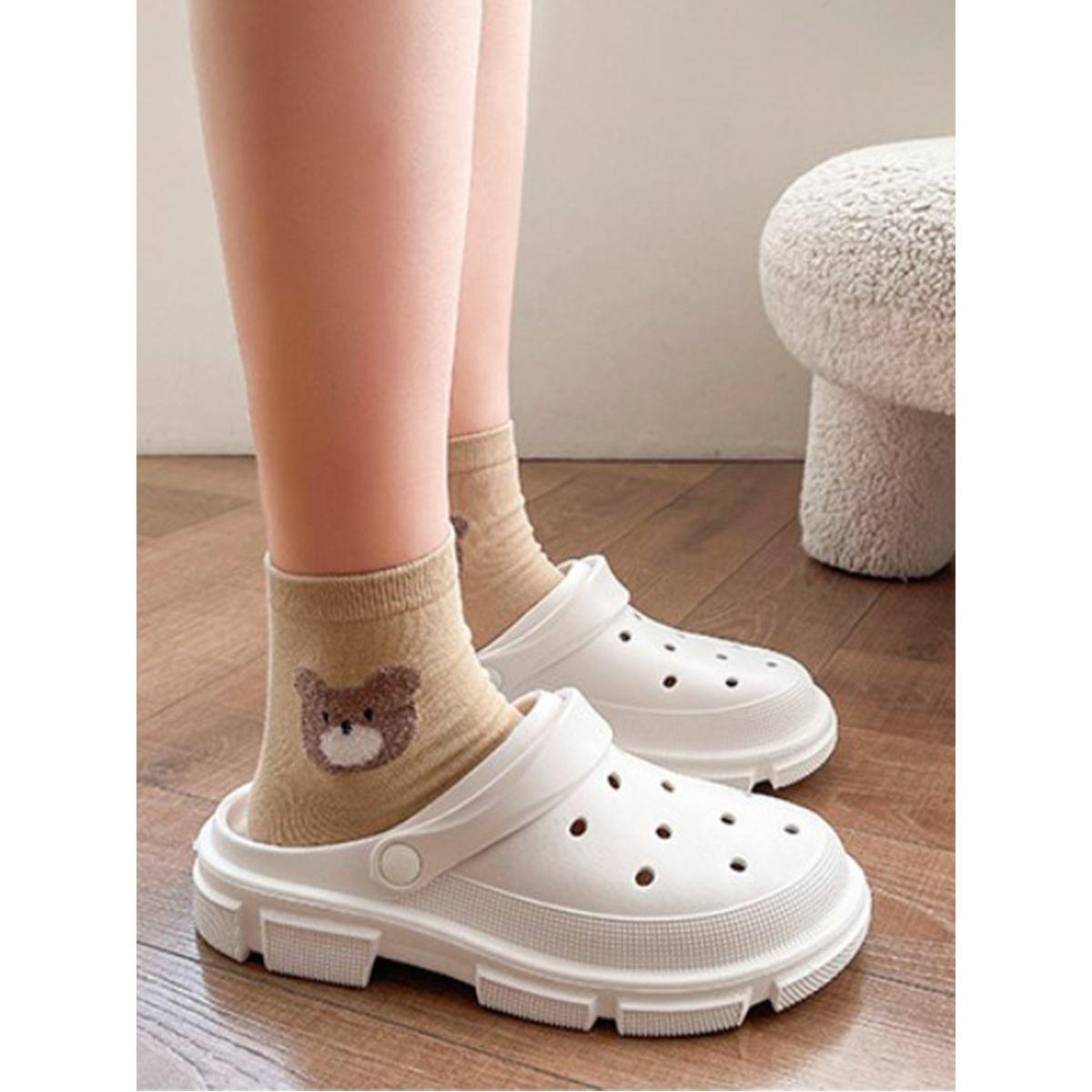 Sneak-a-Peek X Styli Cut-Out Detail Hollow Clogs-women-shoes-loafersandmoccasins-image-5
