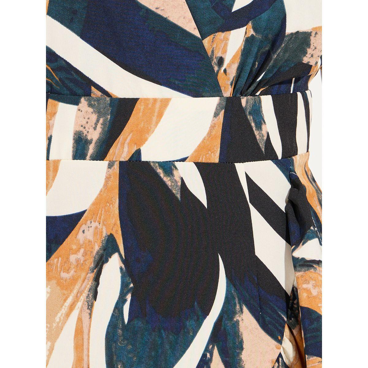 Styli Abstract Print Mock Wrap Midi Dress with Asymmetric Hem-women-clothing-dresses-image-3