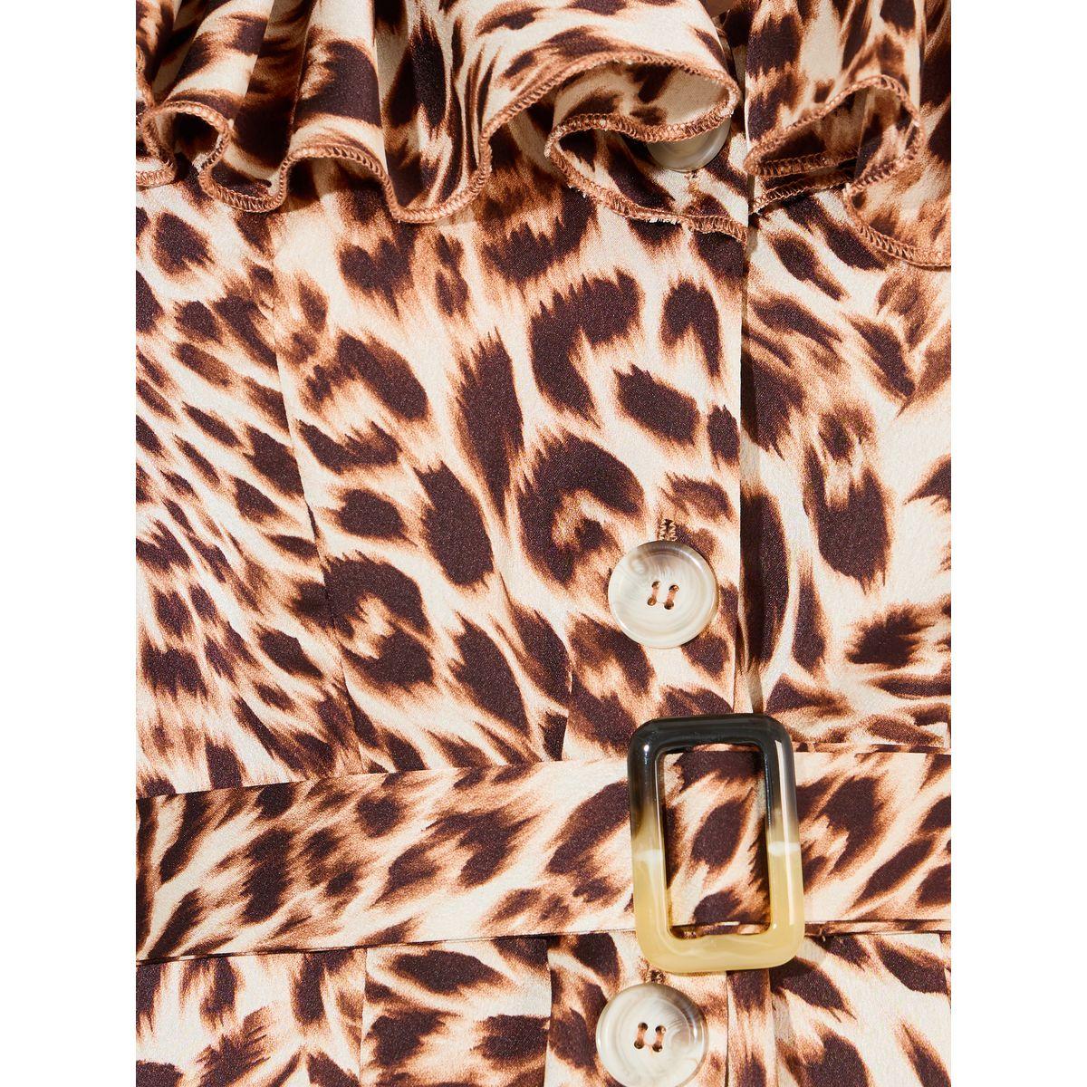 Styli Animal Print Ruffle Detail A-Line Maxi Dress-women-clothing-dresses-image-3