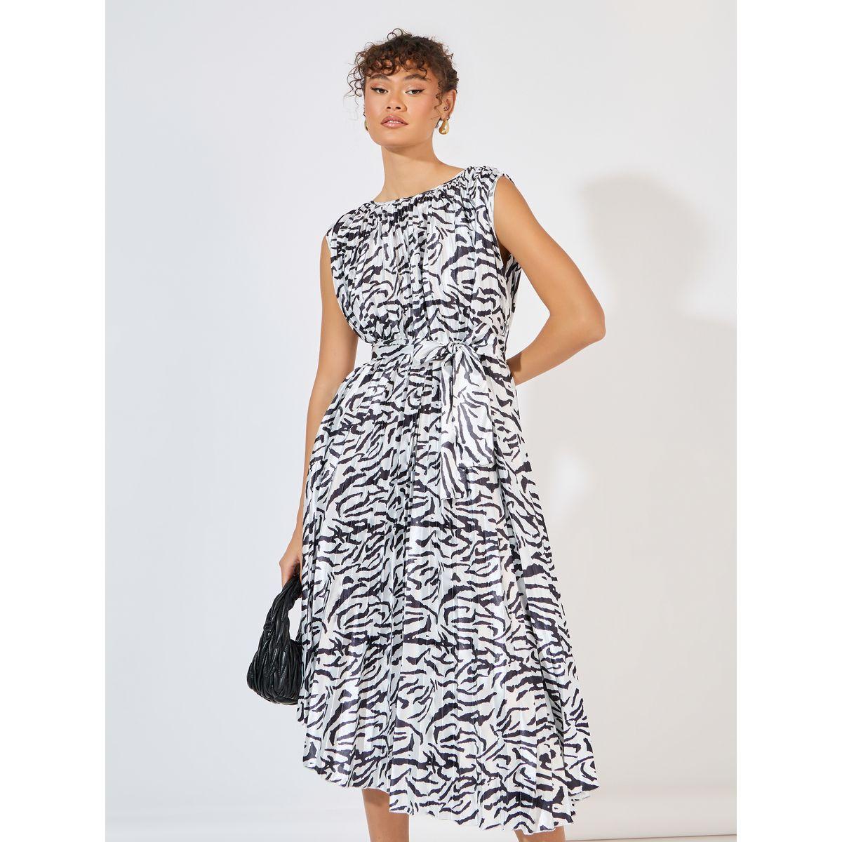 فستان ميدي بلا اكمام مع طبعة حيوان-women-clothing-dresses-image-5