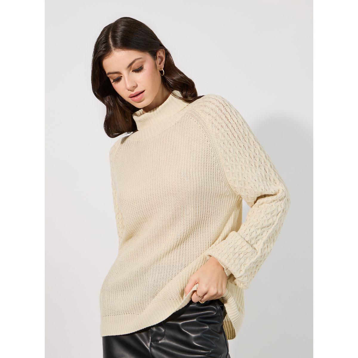 Styli Oversized Regular Length Chunky Knit Sweater-women-clothing-cardigansandjumpers-jumpers-image-1