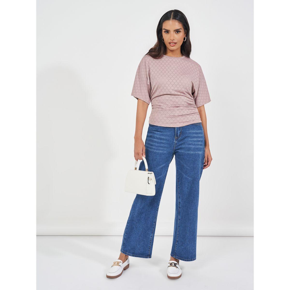 Styli Ruched Extended Sleeve Top-women-clothing-shirtsandblouses-blouses-image-2