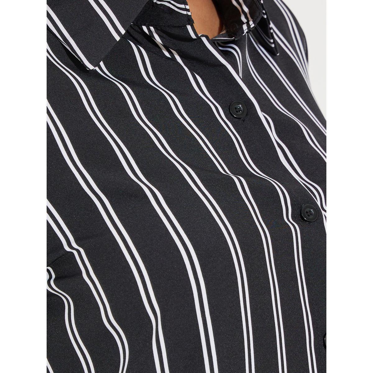 Styli Striped Button Front Casual Shirt-women-clothing-shirtsandblouses-shirts-image-3
