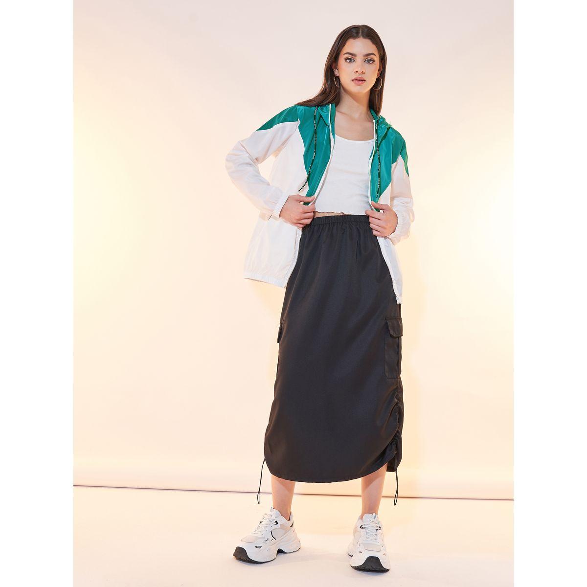Styli Color Block Hooded Windbreaker Jacket with Pockets-women-winterwear-coatsandjackets-jackets-image-3