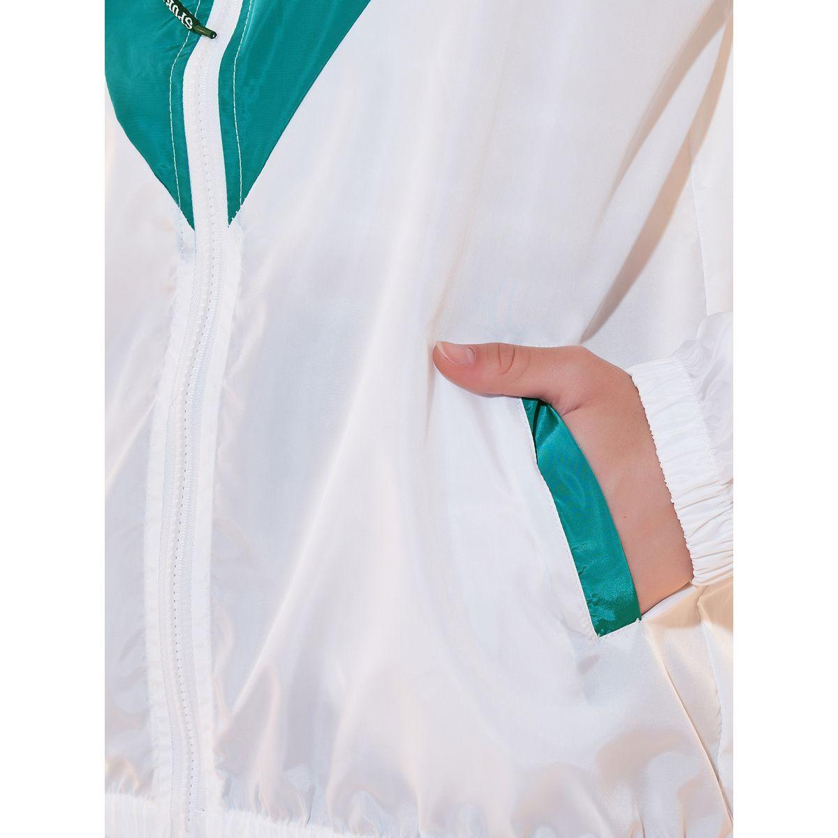 Styli Color Block Hooded Windbreaker Jacket with Pockets-women-winterwear-coatsandjackets-jackets-image-4