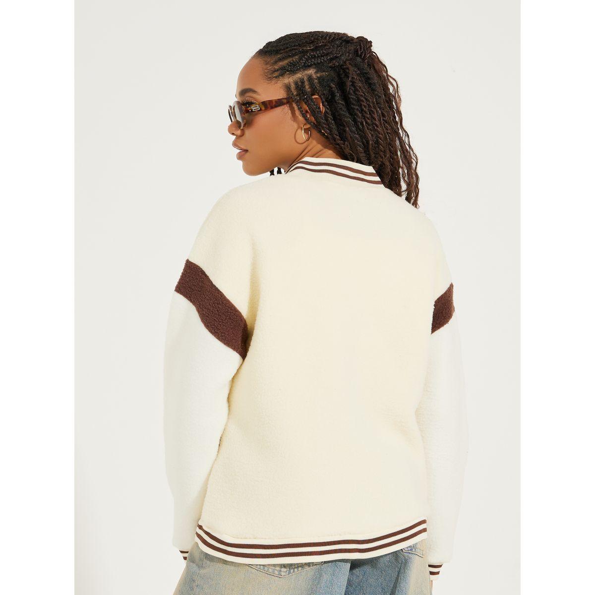 جاكيت بنمط كتل الالوان مع كتابة مُطرّزة-women-winterwear-coatsandjackets-jackets-image-5