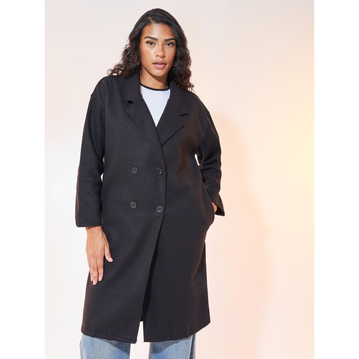 معطف بصدر مزدوج وصفين أزرار-women-winterwear-coatsandjackets-jackets-image-3