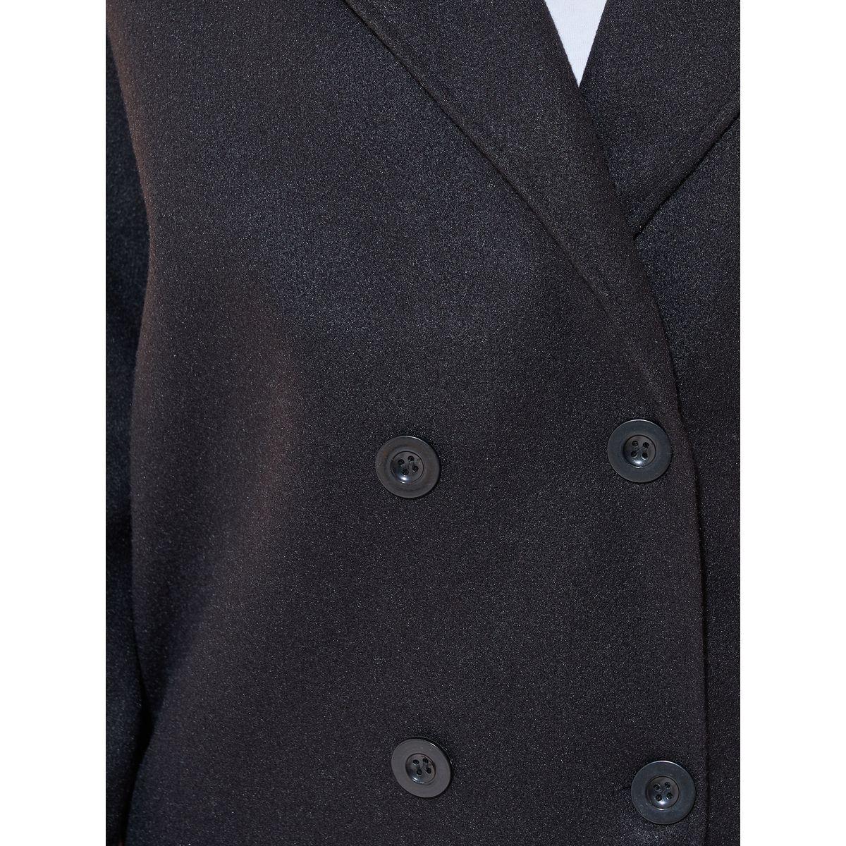 معطف بصدر مزدوج وصفين أزرار-women-winterwear-coatsandjackets-jackets-image-4