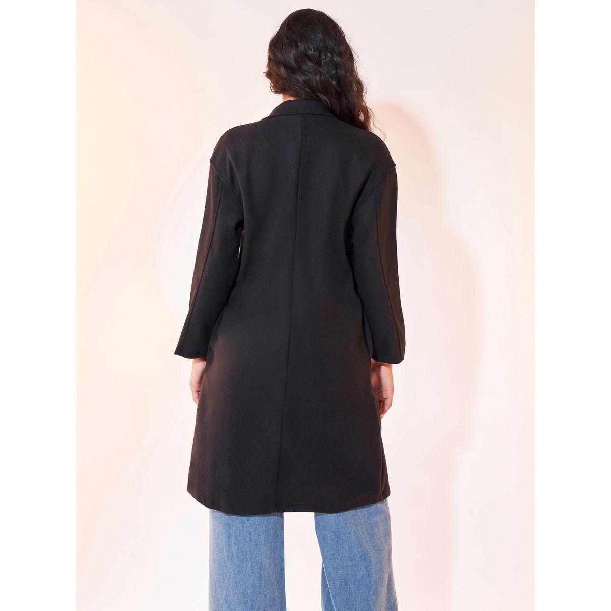 معطف بصدر مزدوج وصفين أزرار-women-winterwear-coatsandjackets-jackets-image-5