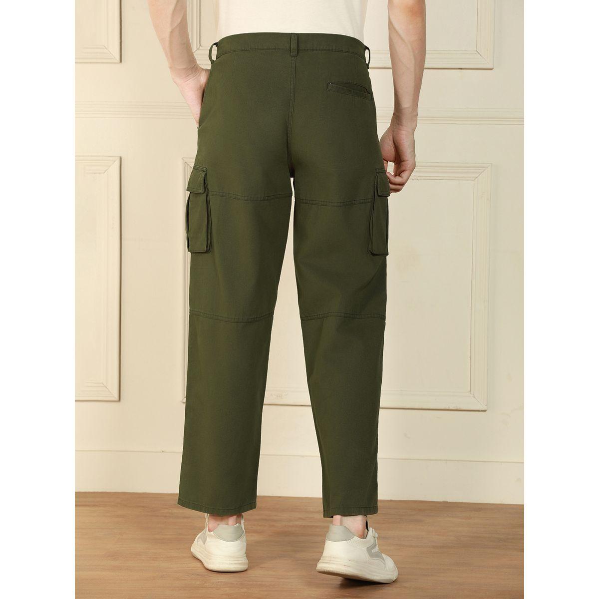 Dennis Lingo X Styli  Relaxed Fit Solid Cotton Lycra Panelled Cargo Trousers-men-clothing-bottoms-trousersandchinos-trousers-image-2
