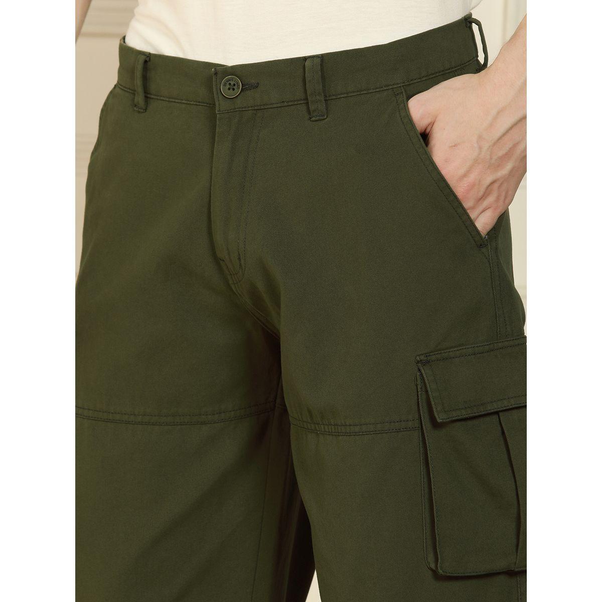 Dennis Lingo X Styli  Relaxed Fit Solid Cotton Lycra Panelled Cargo Trousers-men-clothing-bottoms-trousersandchinos-trousers-image-3