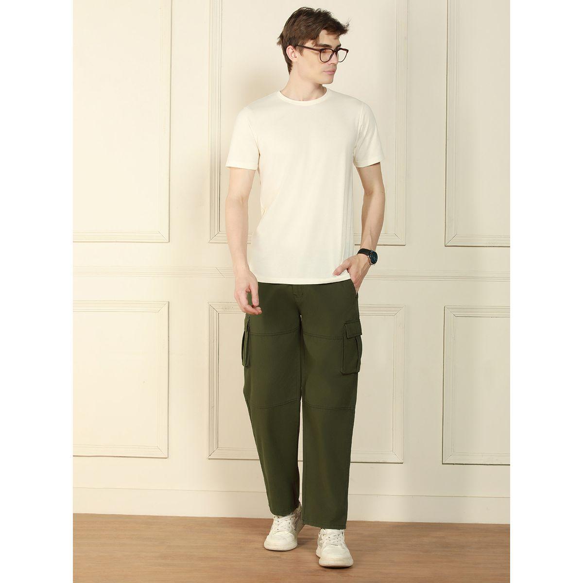 Dennis Lingo X Styli  Relaxed Fit Solid Cotton Lycra Panelled Cargo Trousers-men-clothing-bottoms-trousersandchinos-trousers-image-4