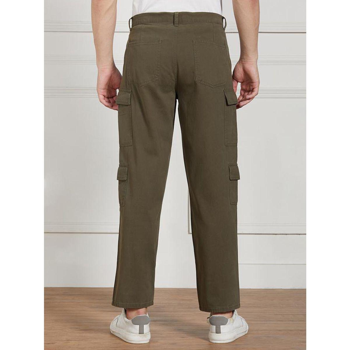 Dennis Lingo X Styli  Cotton Lycra Solid Stretchable Relaxed Fit Cargo Trousers-men-clothing-bottoms-trousersandchinos-trousers-image-2