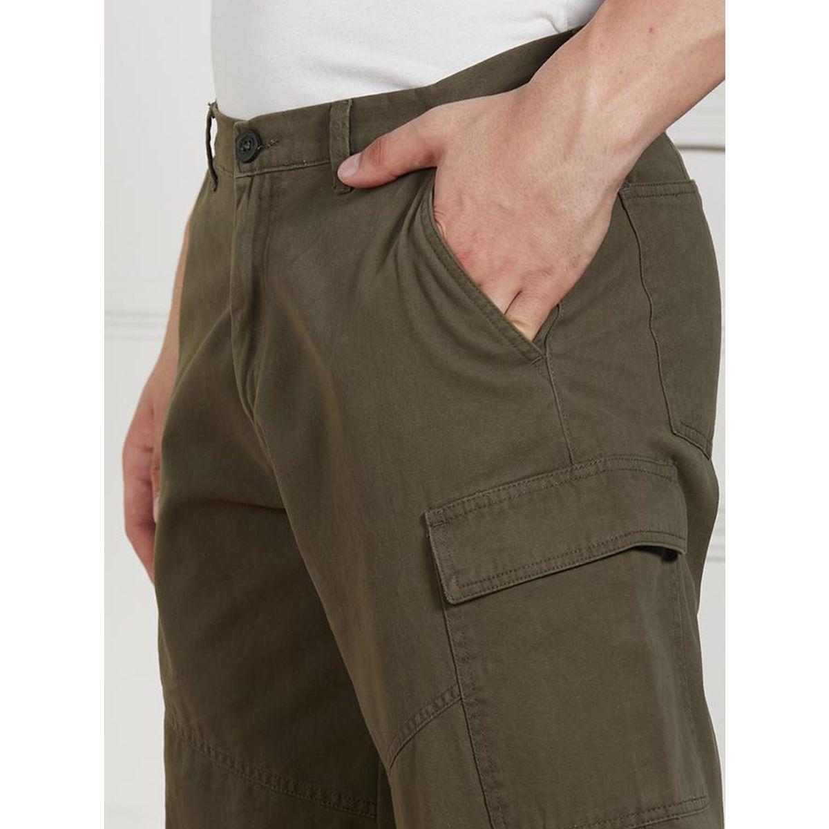 Dennis Lingo X Styli  Cotton Lycra Solid Stretchable Relaxed Fit Cargo Trousers-men-clothing-bottoms-trousersandchinos-trousers-image-3