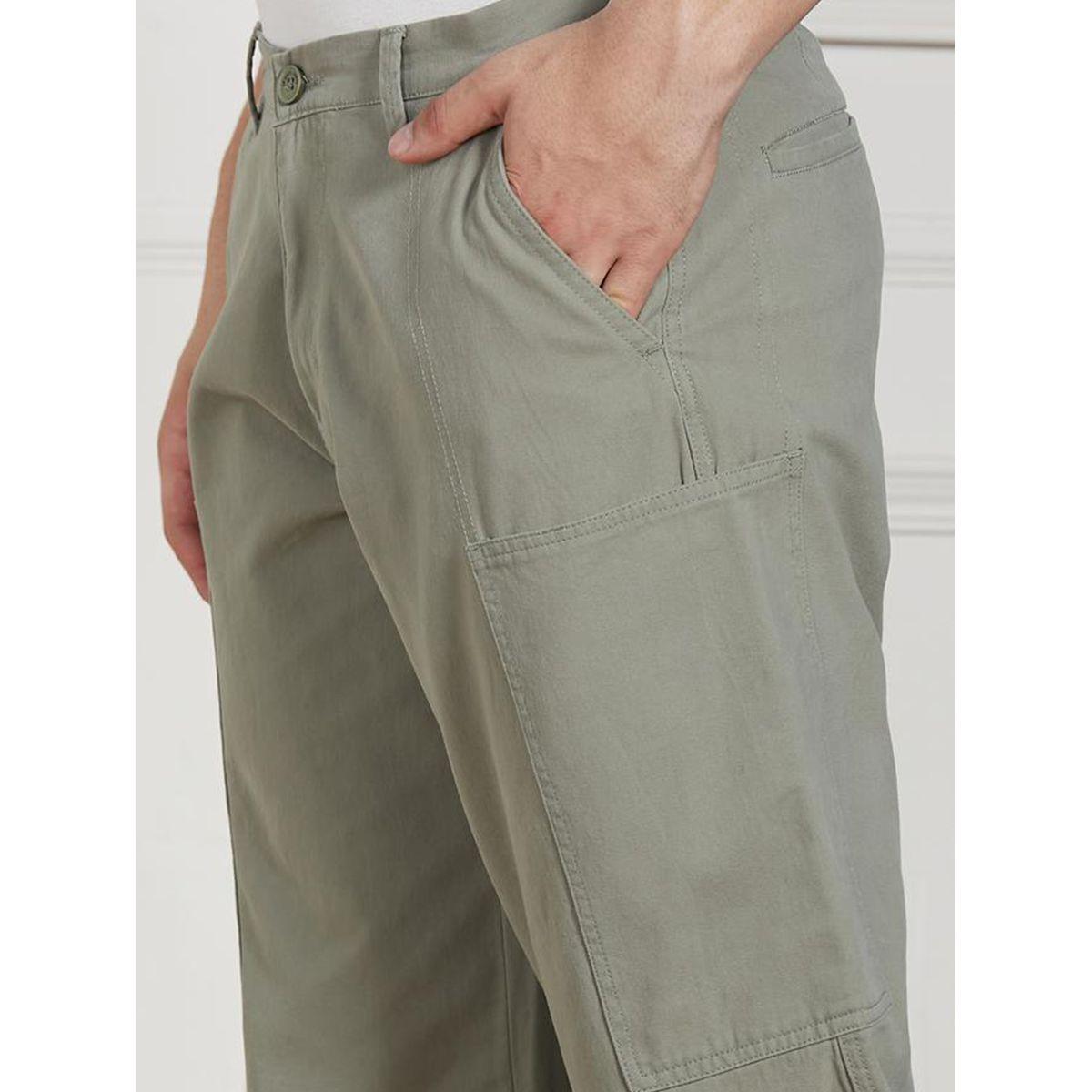 Dennis Lingo X Styli  Cotton Lycra Solid Stretchable Relaxed Fit Cargo Trousers-men-clothing-bottoms-trousersandchinos-trousers-image-3