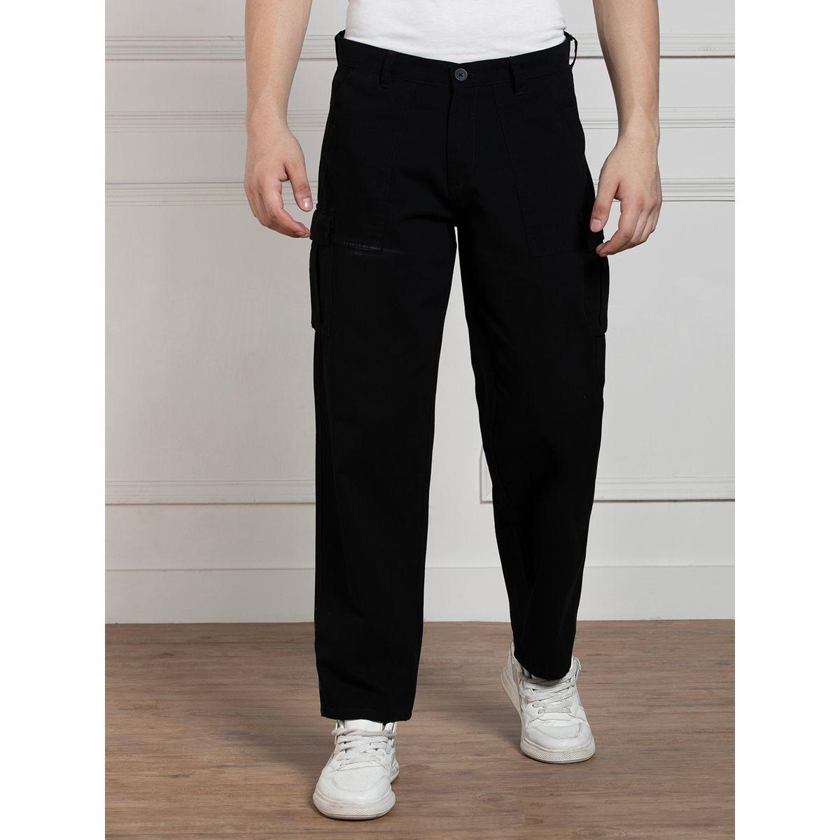 Dennis Lingo X Styli Solid Stretchable Cargo Trousers-men-clothing-bottoms-trousersandchinos-trousers-image-1