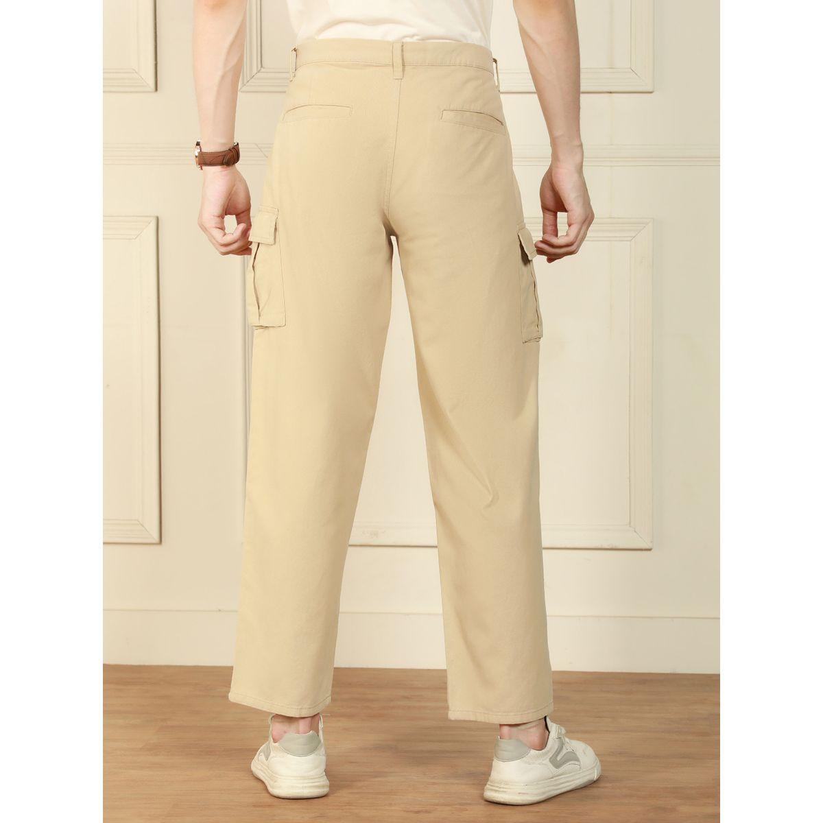 بنطال بنسيج ليكرا وقصة مريحة دينيس لينجو × ستايلي-men-clothing-bottoms-trousersandchinos-trousers-image-2