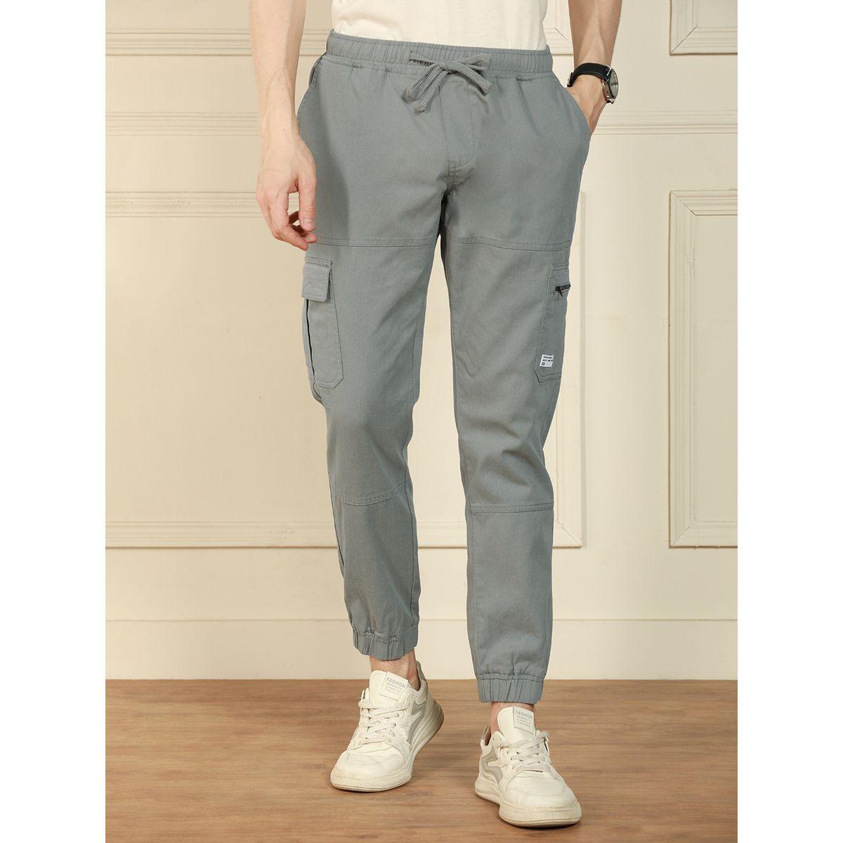 جوغر كارجو بنسيج ليكرا مع قصة عادية دينيس لينجو × ستايلي-men-clothing-bottoms-joggers-image-1