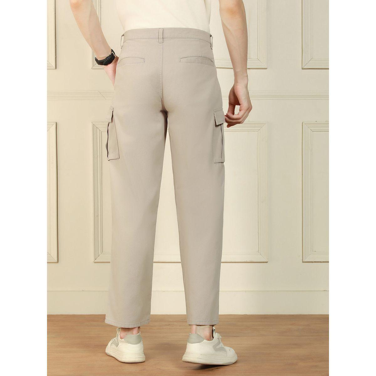 بنطال ليكرا سادة بقصة مريحة دينيس لينجو × ستايلي-men-clothing-bottoms-trousersandchinos-trousers-image-2