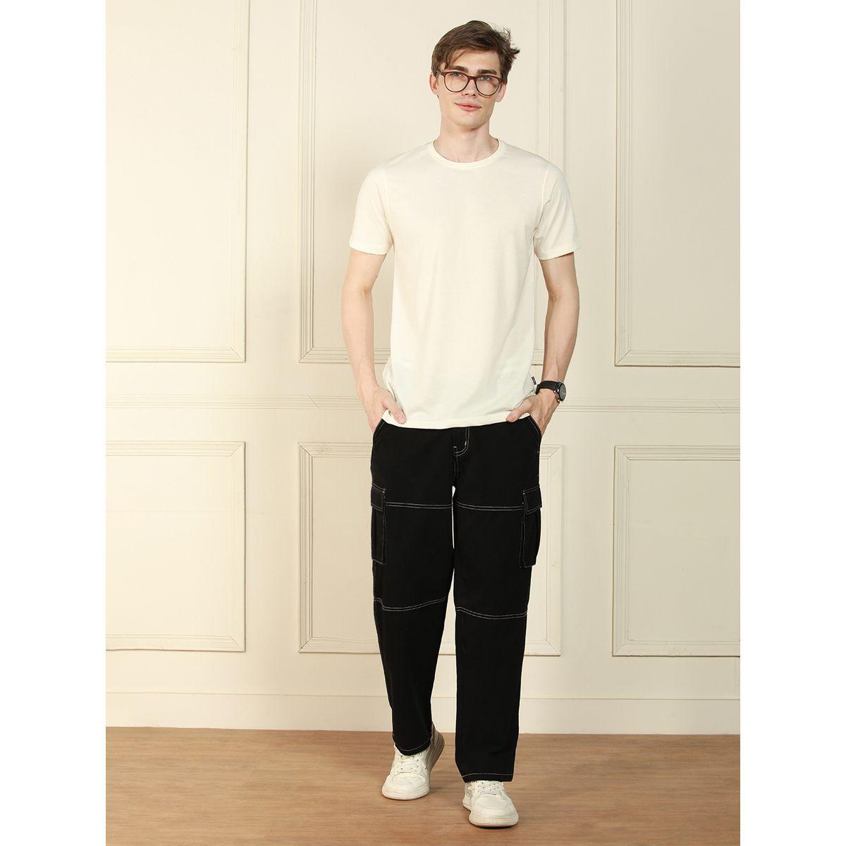 Dennis Lingo X Styli  Relaxed Fit Cotton Lycra Cargo Trousers with Contrast Stitch-men-clothing-bottoms-trousersandchinos-trousers-image-3