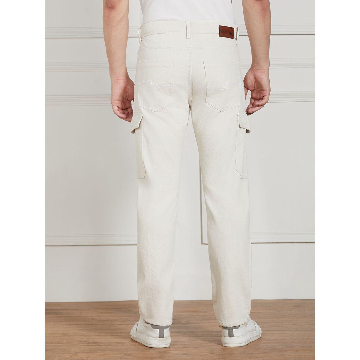 جينز قطن سادة بقصة مريحة دينيس لينجو × ستايلي-men-clothing-bottoms-jeans-image-2