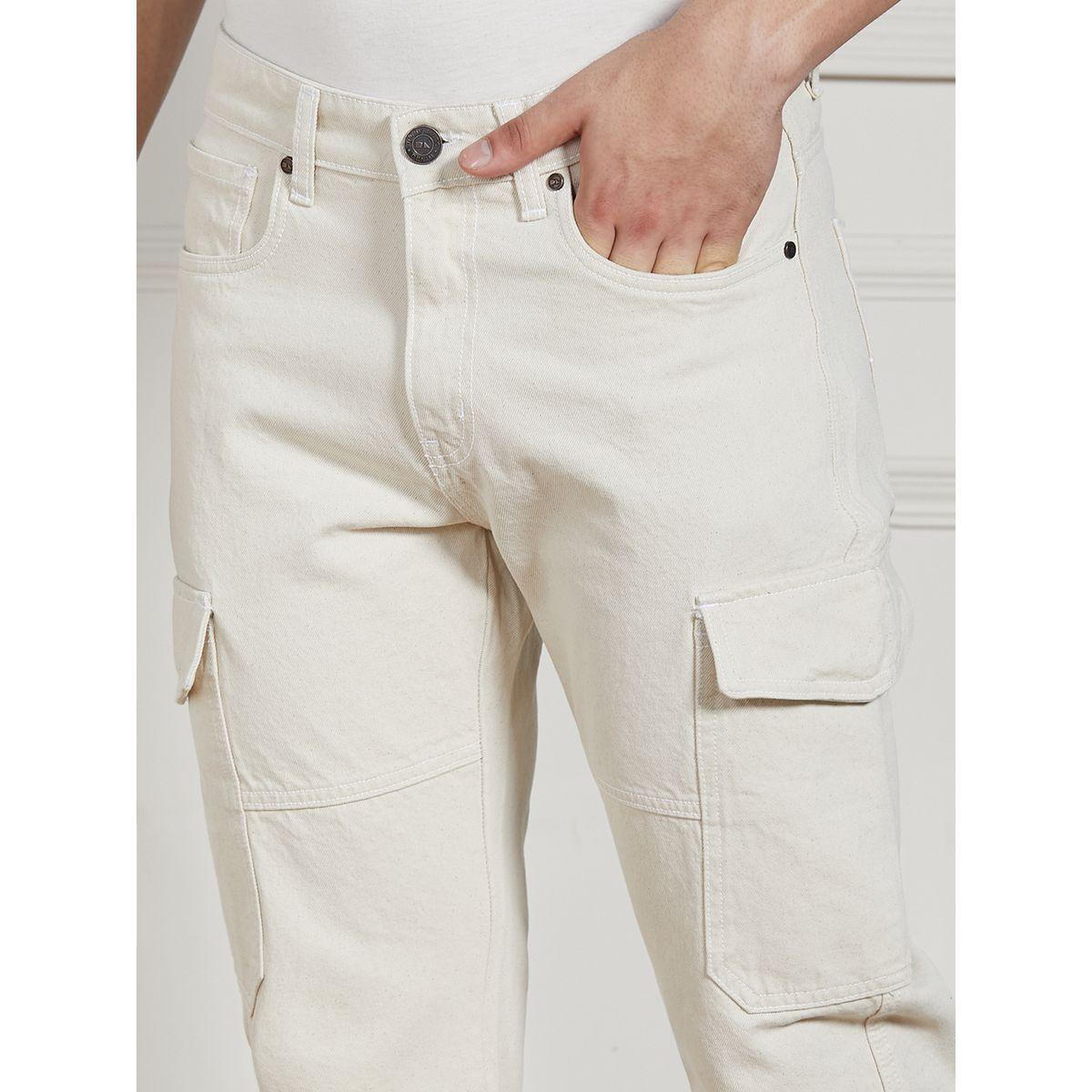 جينز قطن سادة بقصة مريحة دينيس لينجو × ستايلي-men-clothing-bottoms-jeans-image-3
