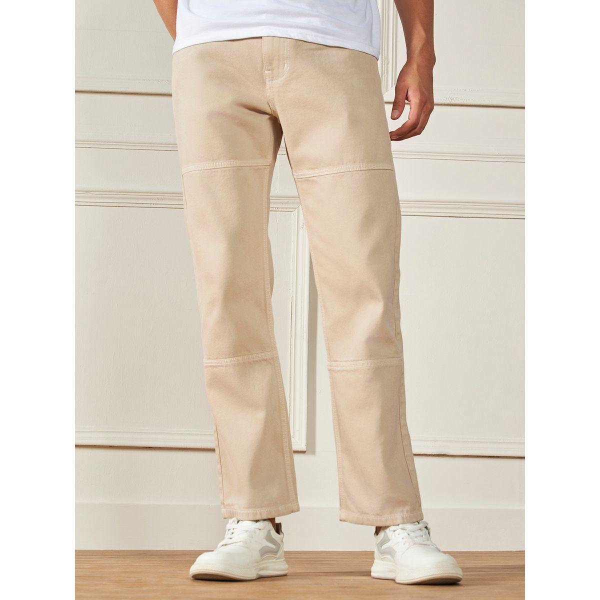 جينز بخصر متوسط وقصة مريحة دينيس لينجو × ستايلي-men-clothing-bottoms-jeans-image-1