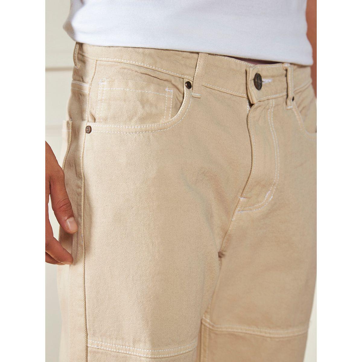 جينز بخصر متوسط وقصة مريحة دينيس لينجو × ستايلي-men-clothing-bottoms-jeans-image-3