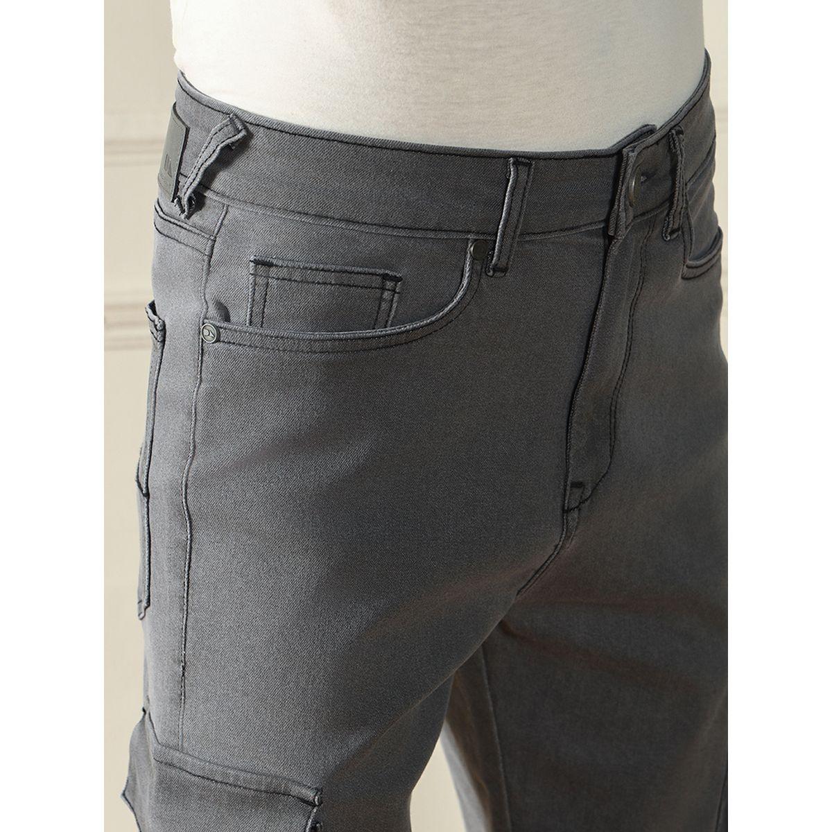 Dennis Lingo X Styli  Mid Rise Straight Fit Cargo Stretchable Jeans-men-clothing-bottoms-jeans-image-3