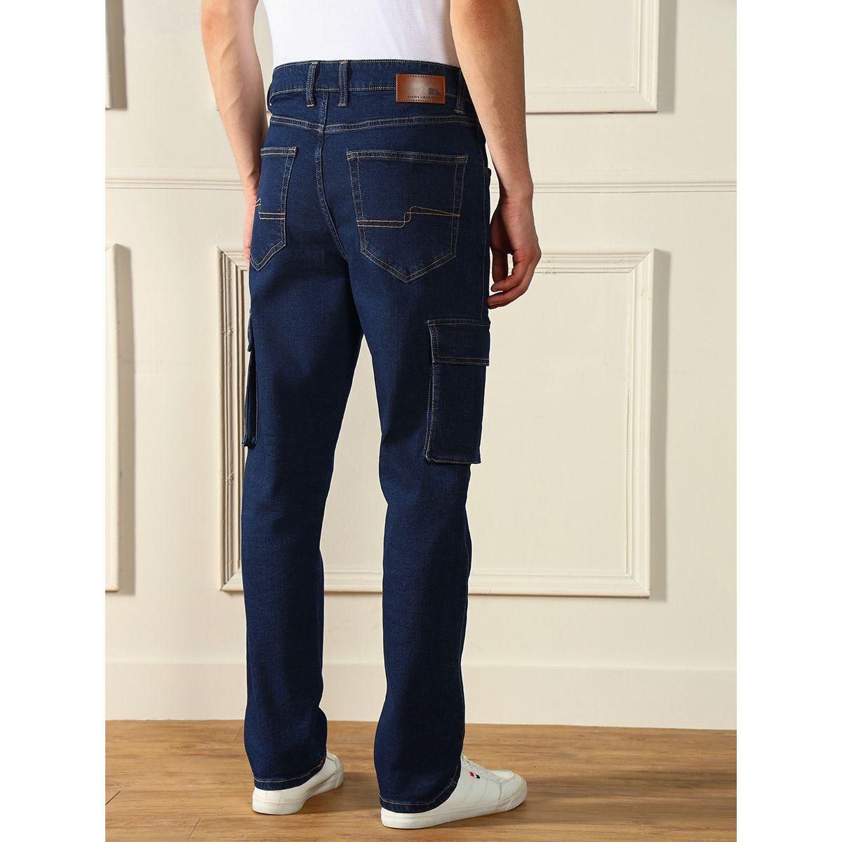 Dennis Lingo Mid Rise Straight Fit Cargo Jeans-men-clothing-bottoms-jeans-image-2