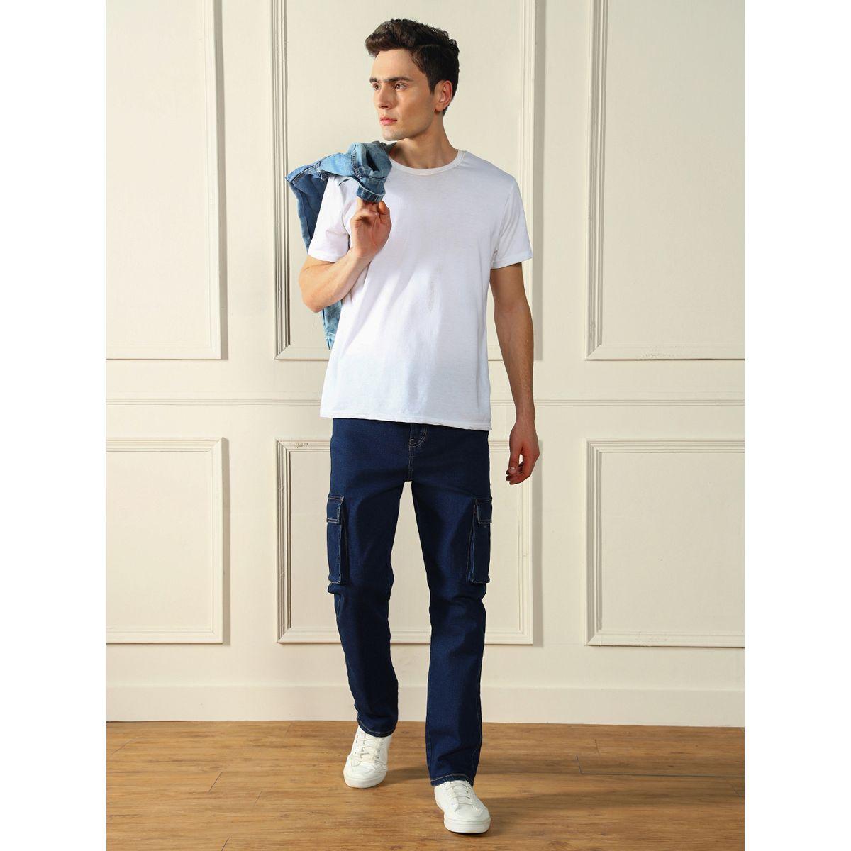 Dennis Lingo Mid Rise Straight Fit Cargo Jeans-men-clothing-bottoms-jeans-image-4