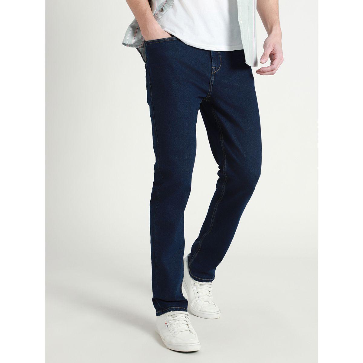 Dennis Lingo X Styli  Solid Mid Rise Slim Fit Jeans-men-clothing-bottoms-jeans-image-1