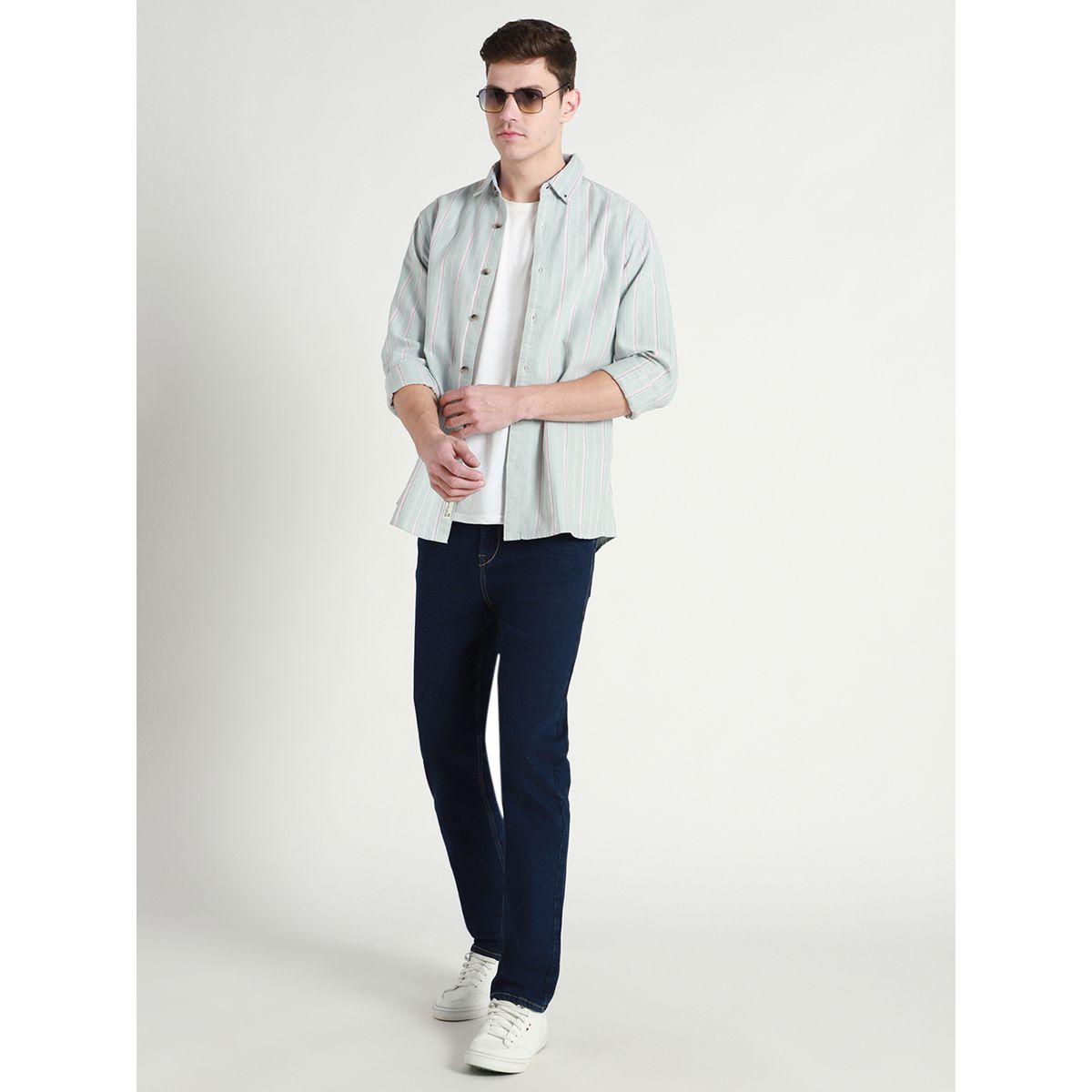 Dennis Lingo X Styli  Solid Mid Rise Slim Fit Jeans-men-clothing-bottoms-jeans-image-4