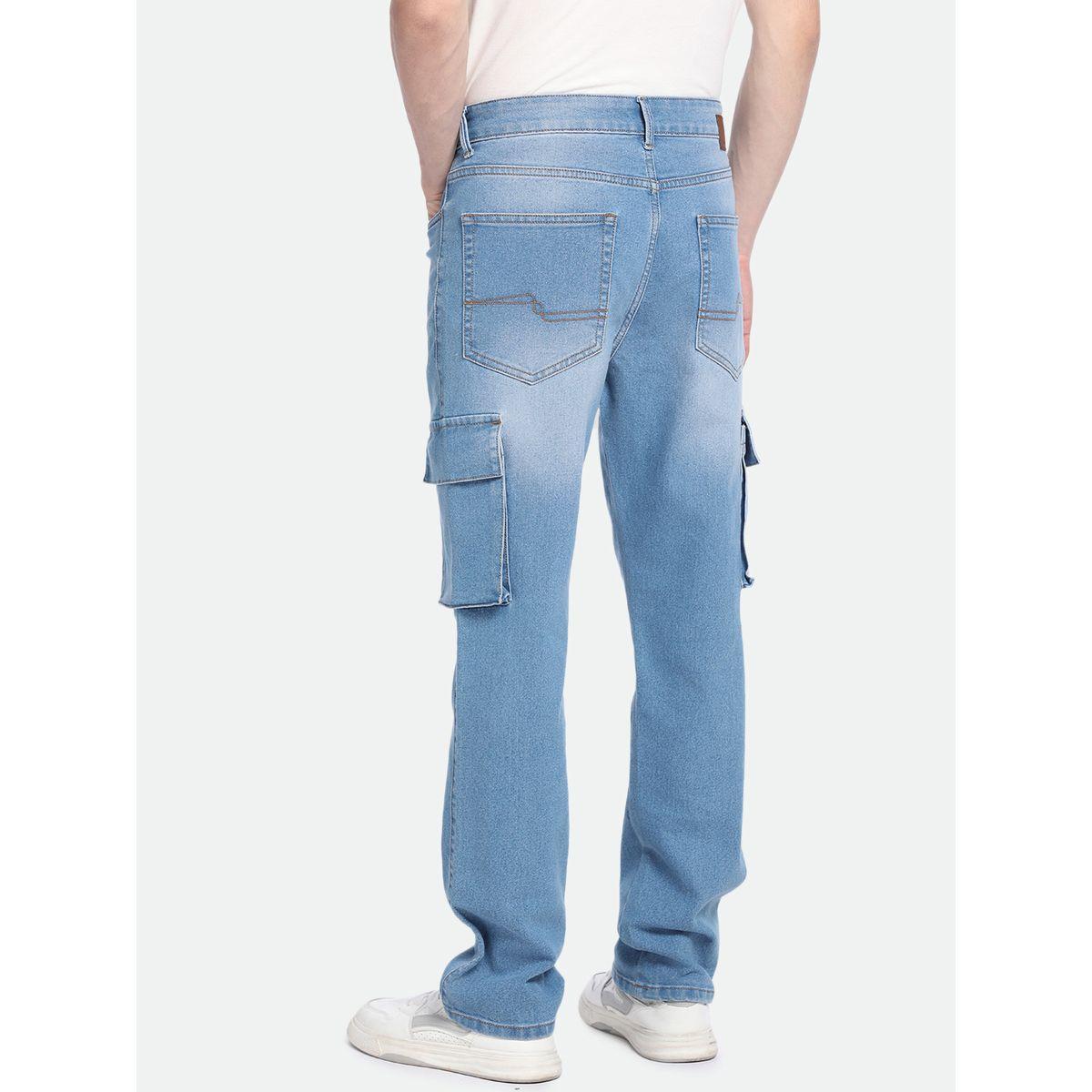 Dennis Lingo Mid Rise Straight Fit Cargo Jeans-men-clothing-bottoms-jeans-image-2