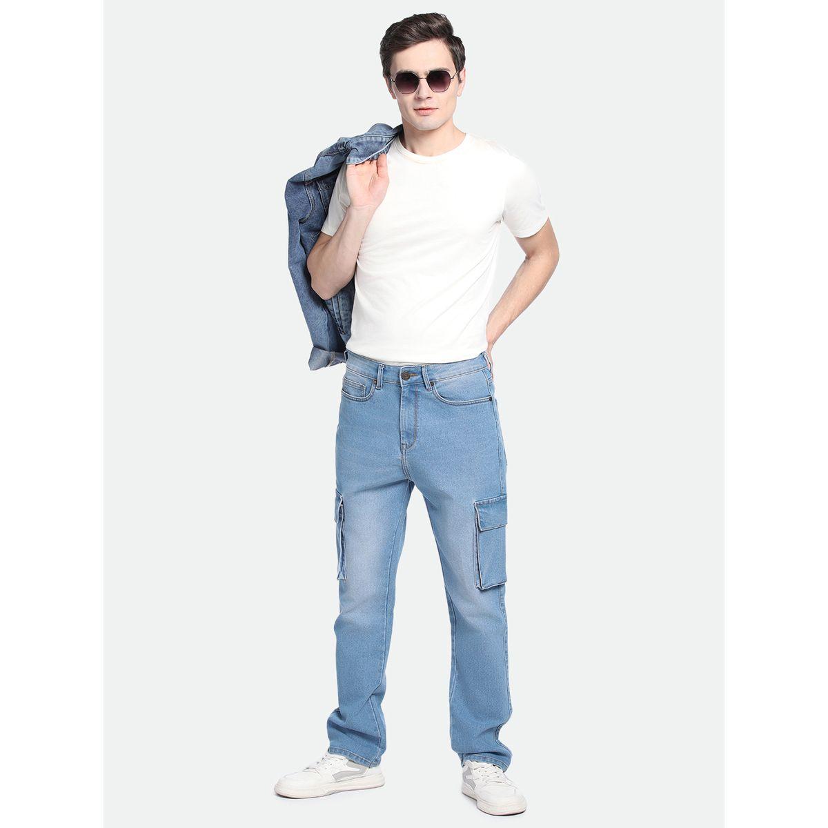 Dennis Lingo Mid Rise Straight Fit Cargo Jeans-men-clothing-bottoms-jeans-image-4