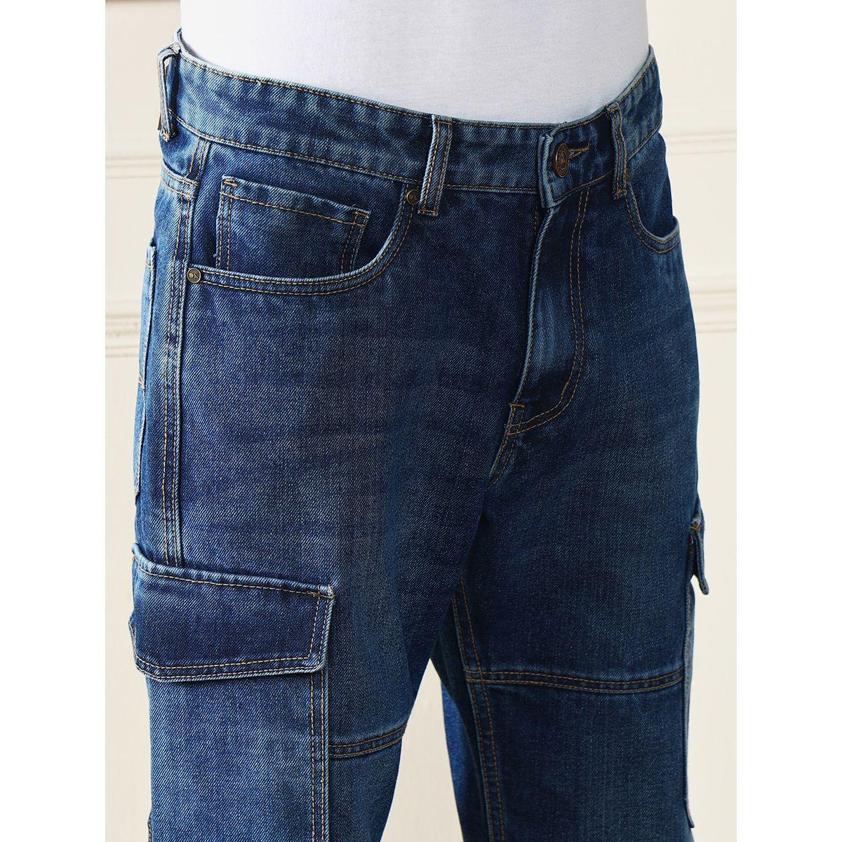 جينز بخصر متوسط وقصة مريحة دينيس لينجو × ستايلي-men-clothing-bottoms-jeans-image-3