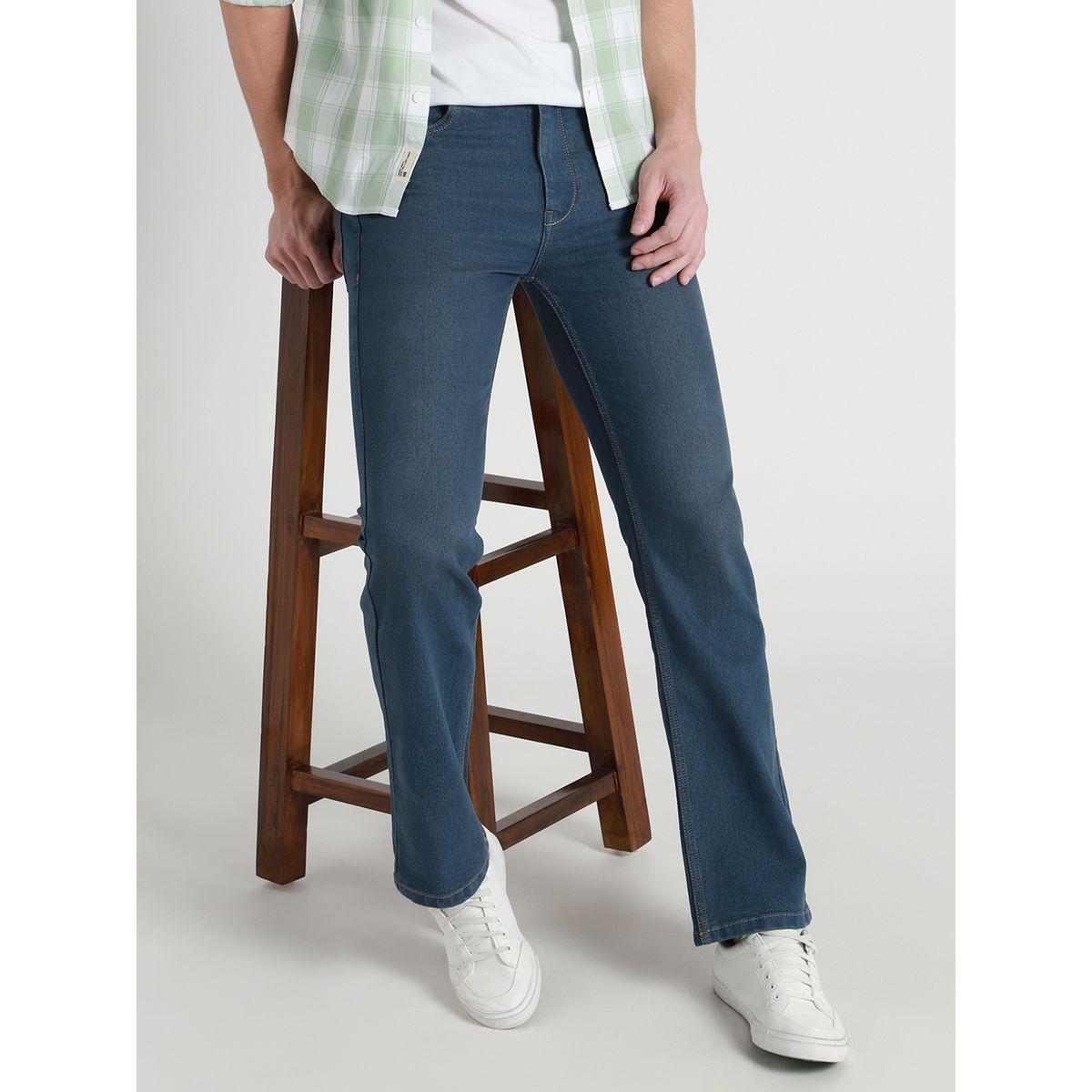 Dennis Lingo X Styli  Mid Rise Bootcut Jeans with Pockets-men-clothing-bottoms-jeans-image-1