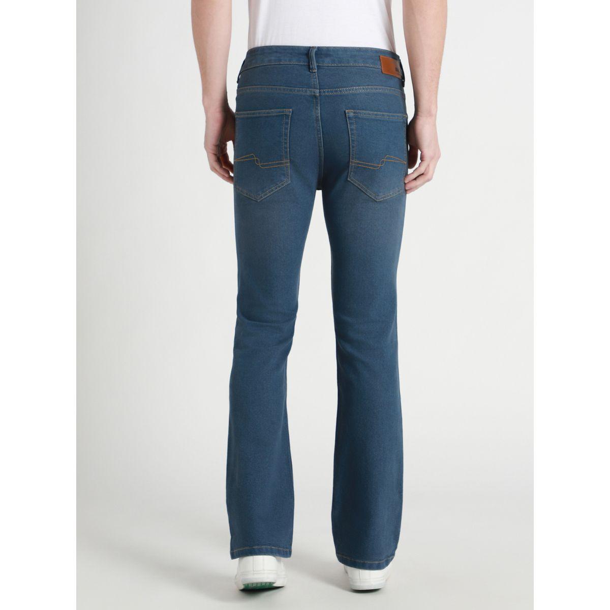 Dennis Lingo X Styli  Mid Rise Bootcut Jeans with Pockets-men-clothing-bottoms-jeans-image-2