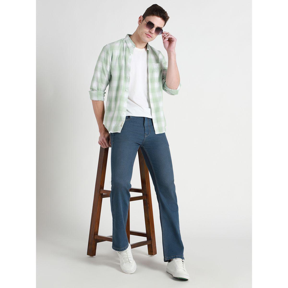 Dennis Lingo X Styli  Mid Rise Bootcut Jeans with Pockets-men-clothing-bottoms-jeans-image-4