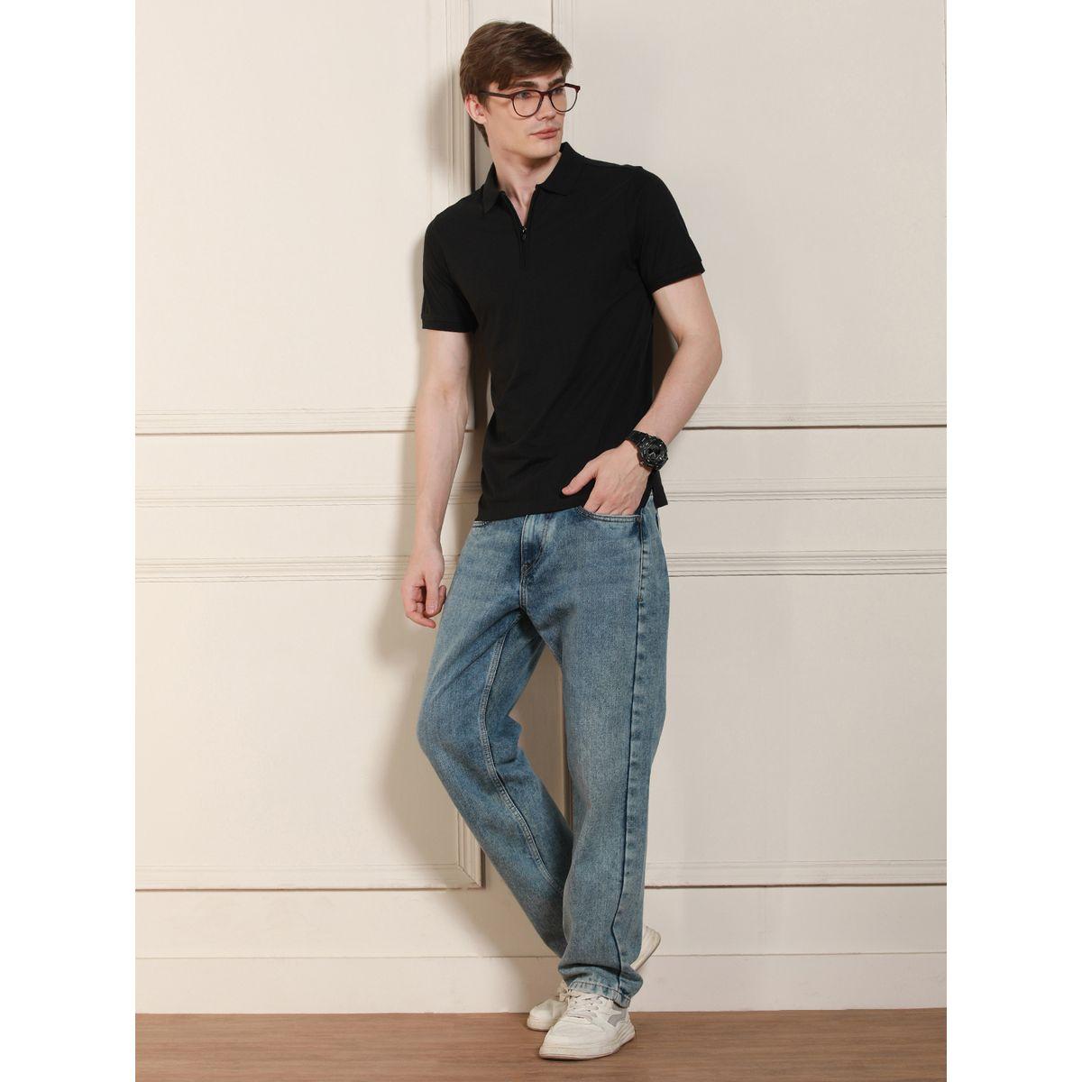 Dennis Lingo X Styli  Single Jersey Regular Fit Polo with Half Zip Placket-men-clothing-tshirtsandpolos-tshirts-image-4