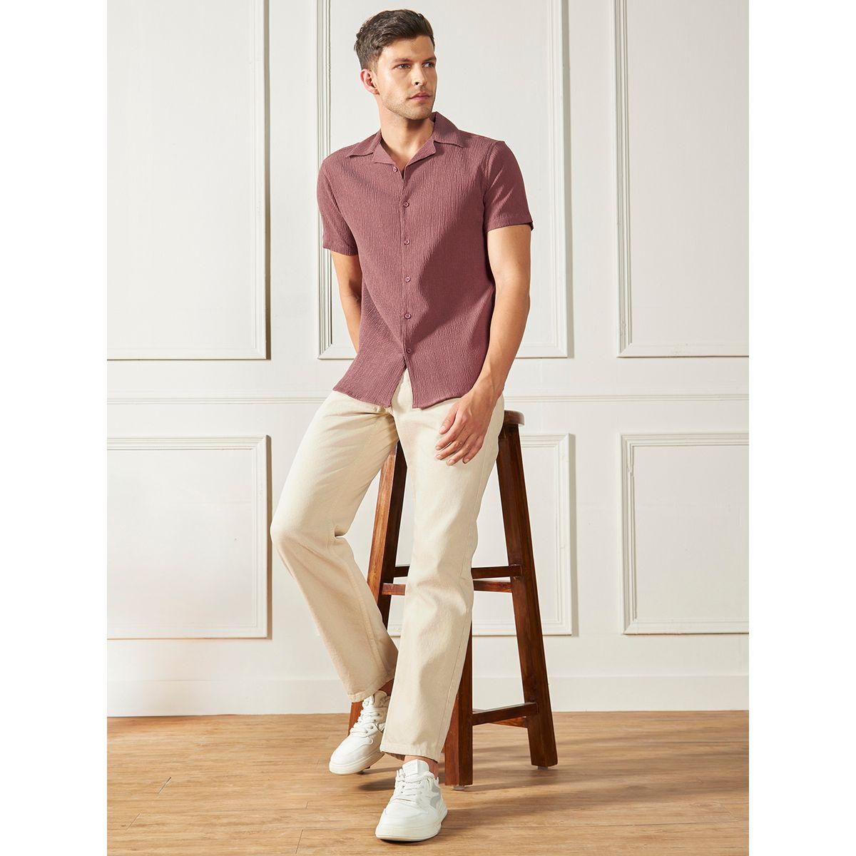 Dennis Lingo X Styli  Textured Cuban Collar Casual Shirt-men-clothing-shirts-image-4