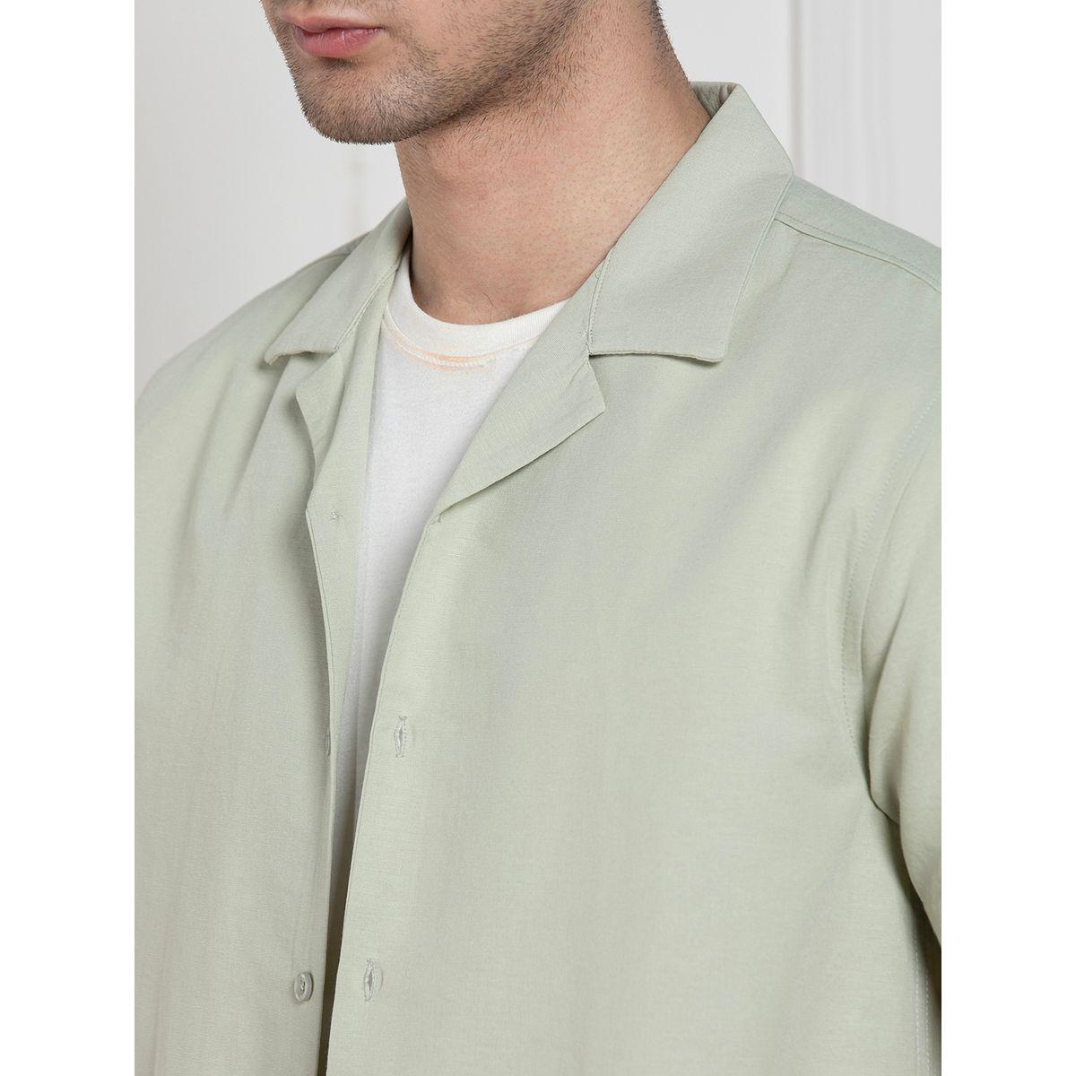 Dennis Lingo X Styli  Solid Casual Shirt with Button Placket-men-clothing-shirts-image-3