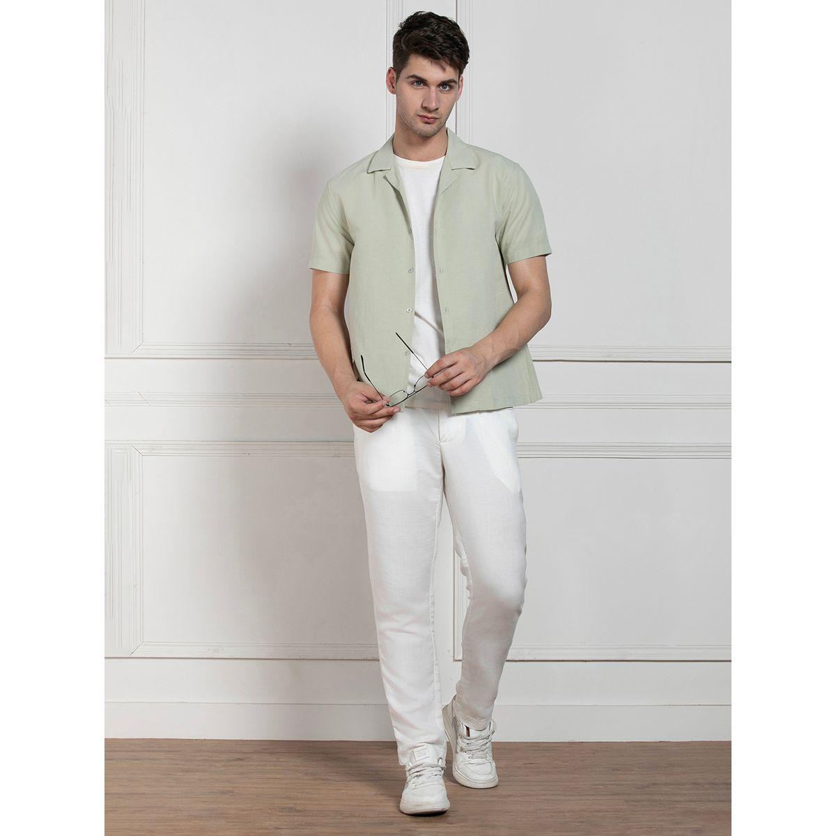 Dennis Lingo X Styli  Solid Casual Shirt with Button Placket-men-clothing-shirts-image-5