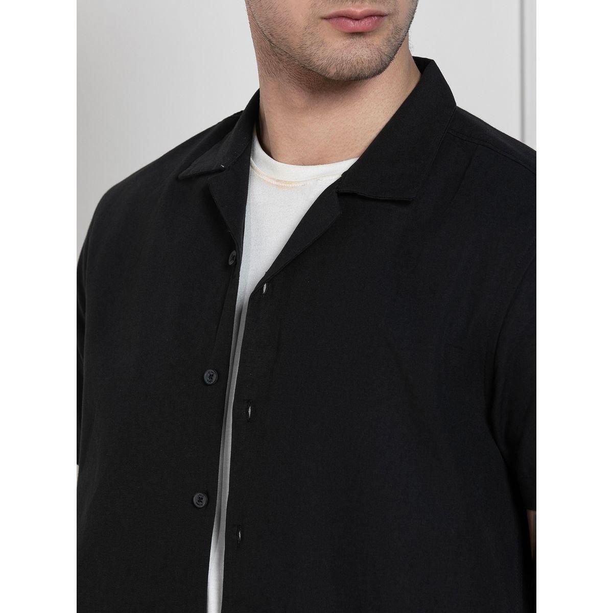 Dennis Lingo X Styli  Cuban Collar Regular Fit Casual Shirt-men-clothing-shirts-image-2