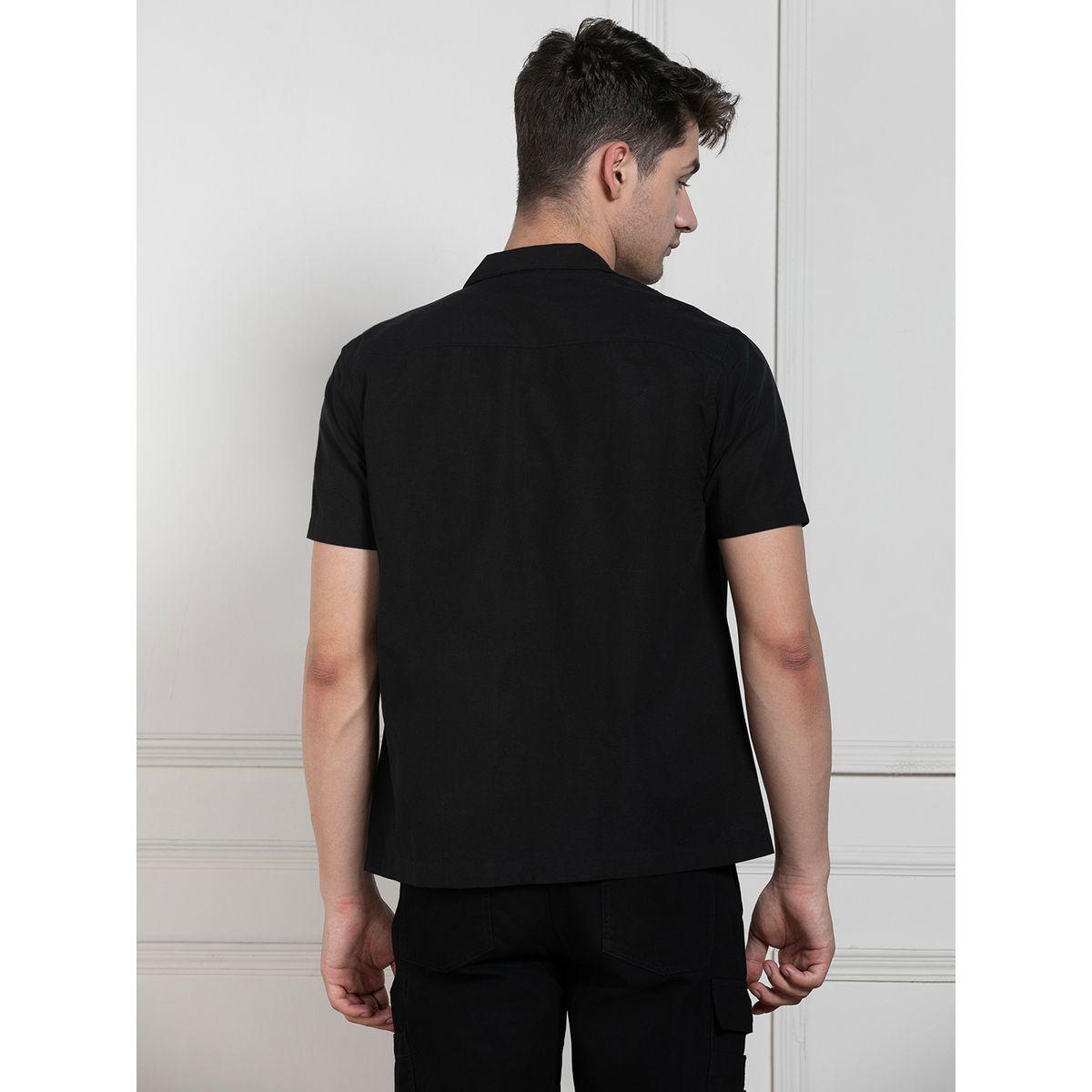 قميص كاجوال بقصة عادية وياقة كوبان دينيس لينجو × ستايلي-men-clothing-shirts-image-3
