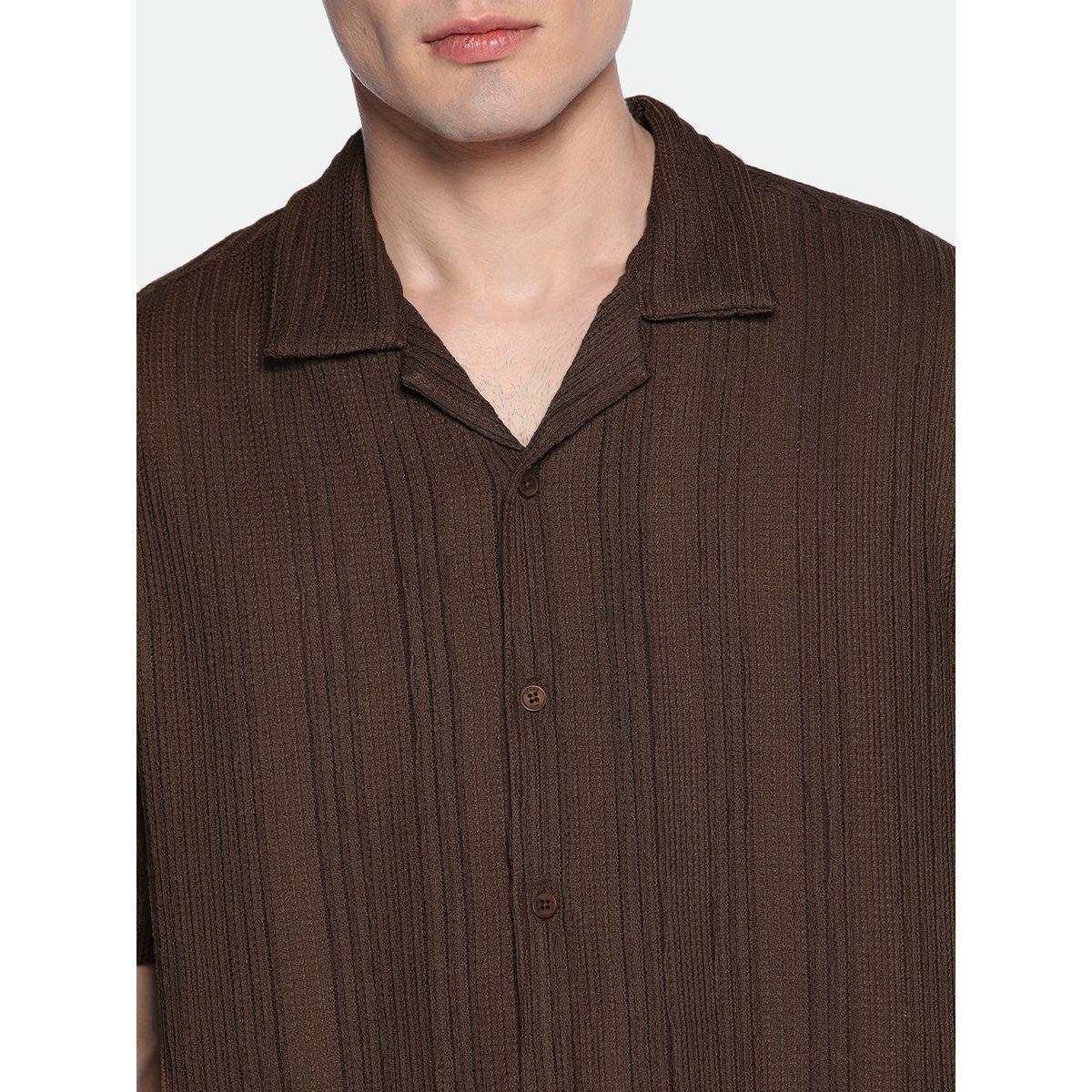 Dennis Lingo X Styli  Textured Cuban Collar Casual Shirt-men-clothing-shirts-image-3