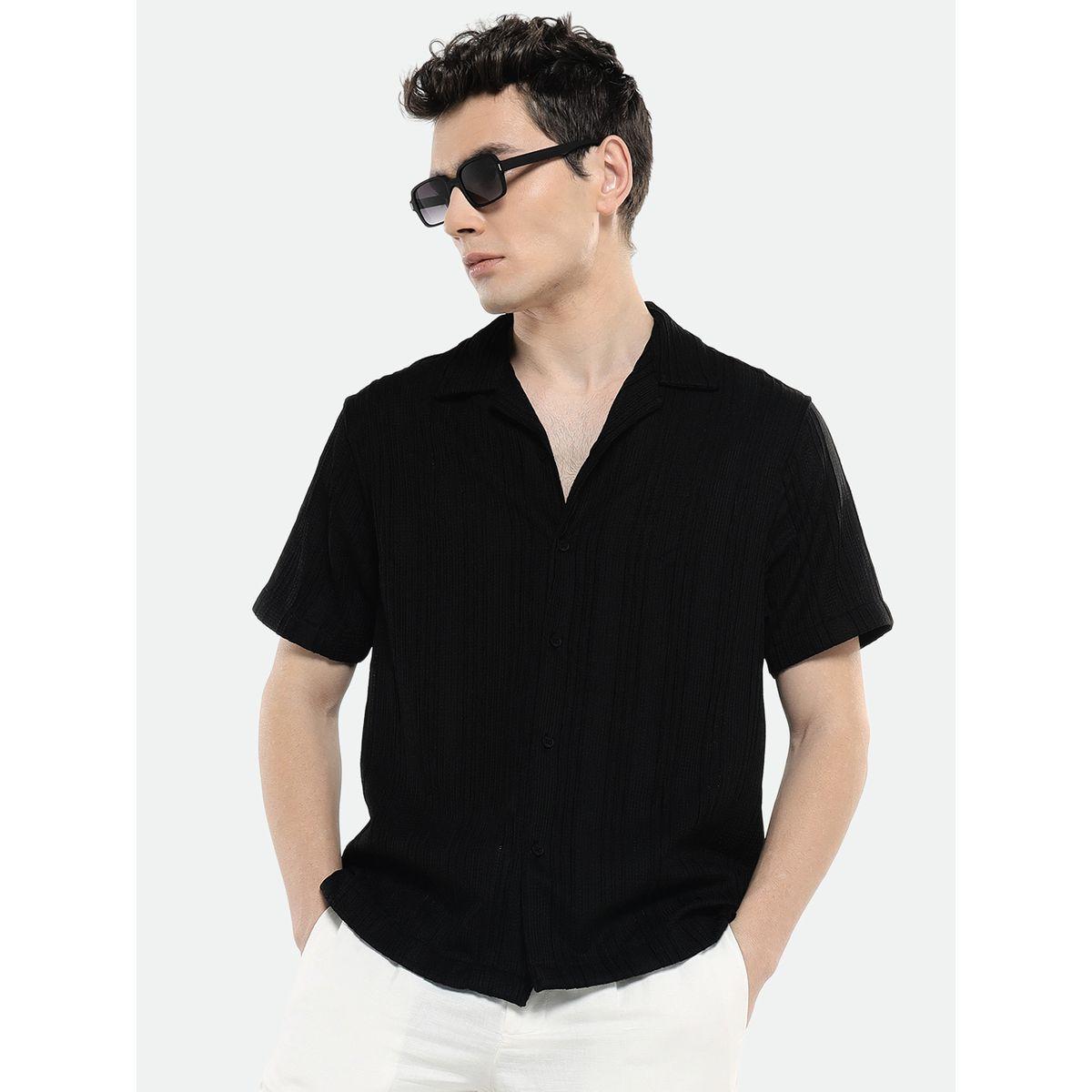 Dennis Lingo Textured Casual Shirt with Buttons-men-clothing-shirts-image-1
