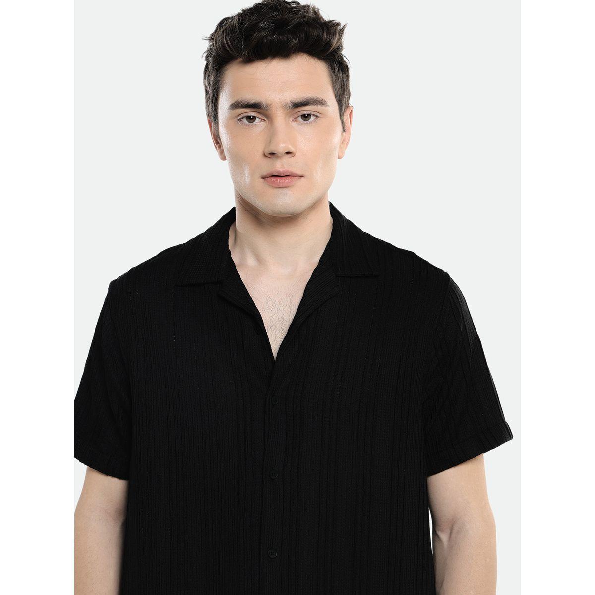 Dennis Lingo Textured Casual Shirt with Buttons-men-clothing-shirts-image-3